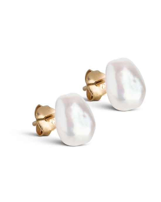 Baroque Pearl Studs