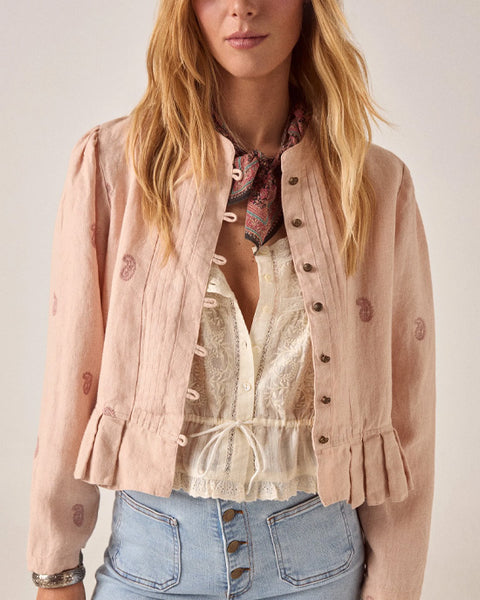 Edgard Degas Jacket Antique Blush - shopatstocks