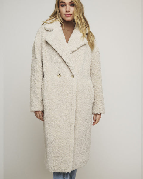 Elicia Teddy Coat Birch