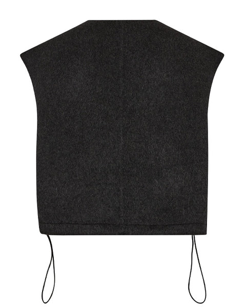 Elise Loisa Wool Vest Phantom