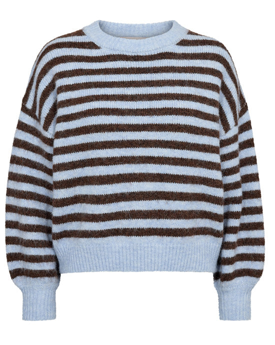 Else Knit Pullover Brown/Blue