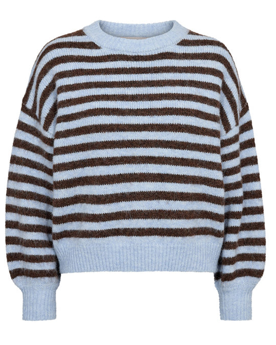 Else Knit Pullover Brown/Blue