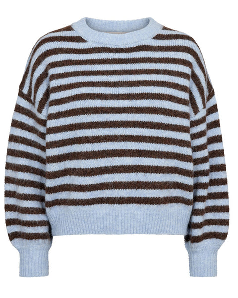 Else Knit Pullover Brown/Blue