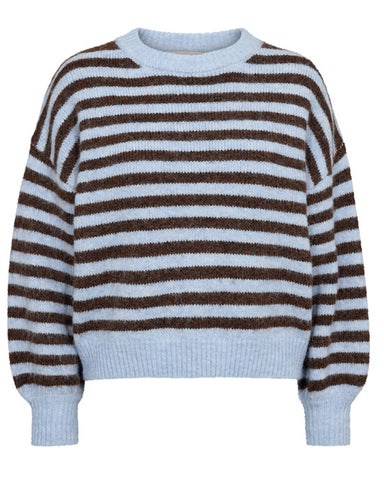 Else Knit Pullover Brown/Blue