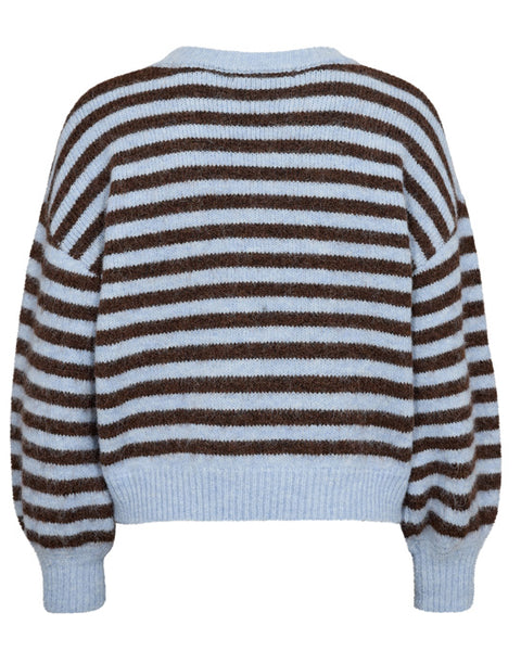 Else Knit Pullover Brown/Blue