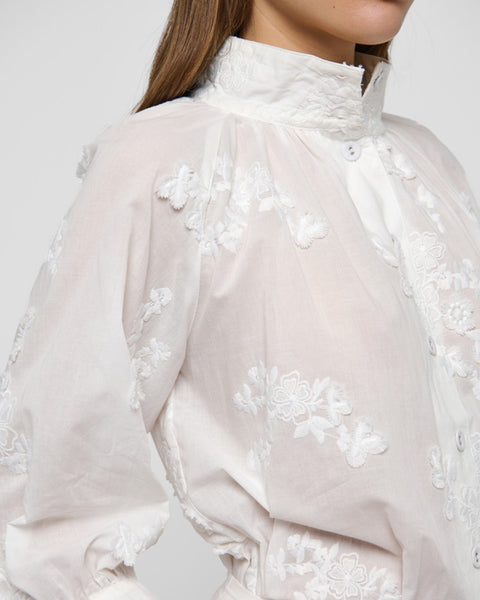 Emi Blouse White - shopatstocks