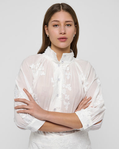 Emi Blouse White - shopatstocks