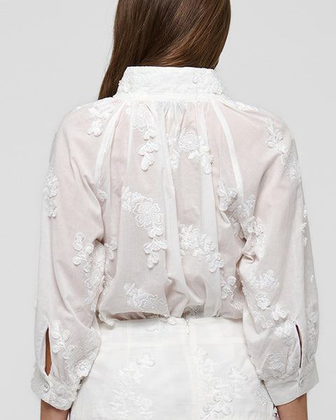 Emi Blouse White - shopatstocks