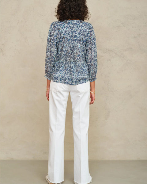 Esti Print Top Blue - shopatstocks