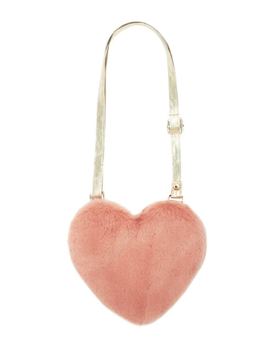 Fluffy Heart Bag