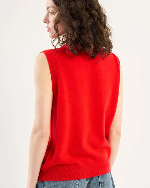 Gabs Cashmere Vest Red