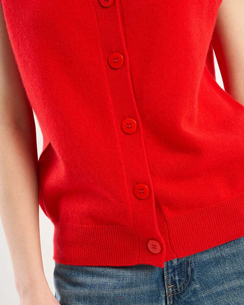 Gabs Cashmere Vest Red