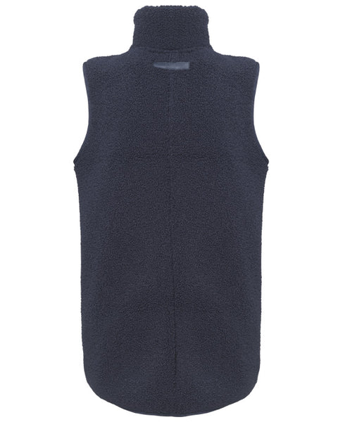 Long Teddy Gilet Dark Indigo
