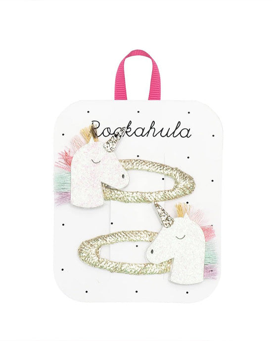 Rainbow Unicorn Clips