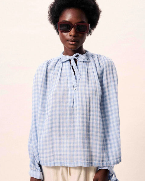 Havasia Blouse Blue - shopatstocks