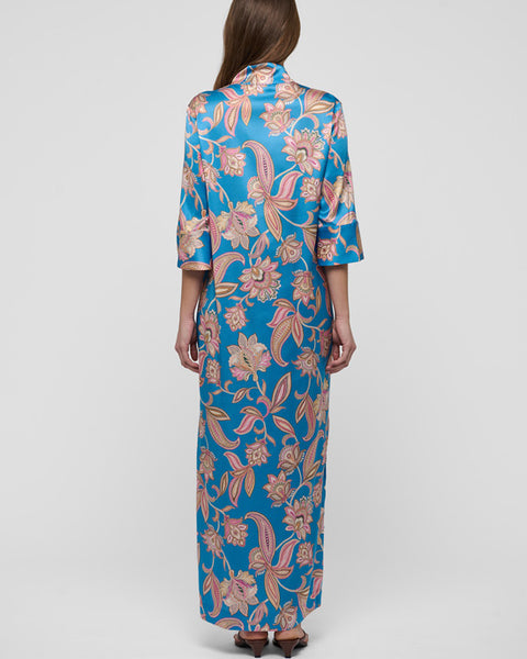 Helga Silk Dress Noble Paisley - shopatstocks