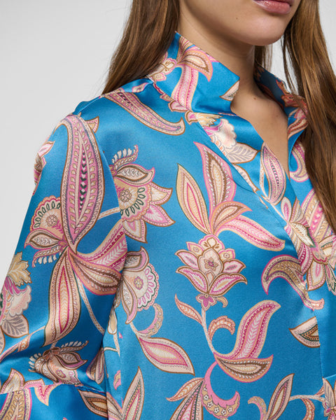 Helga Silk Dress Noble Paisley - shopatstocks