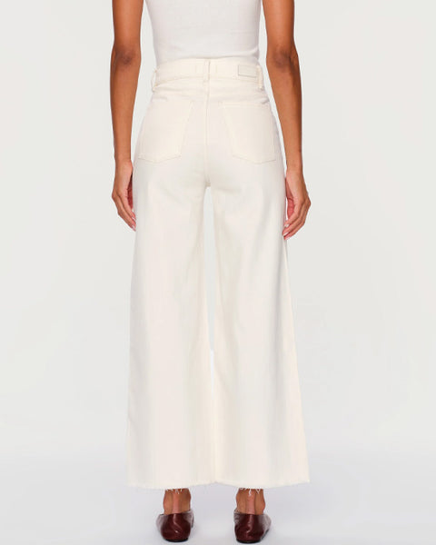 Hepburn Wide Leg Ankle Vintage Eggshell