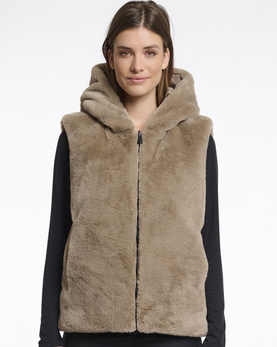 Hiddo Reversible Gilet Toffee