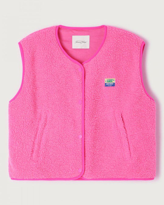 Hoktown Gilet Pink Acid Chine