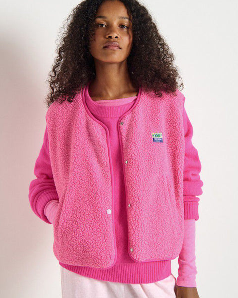 Hoktown Gilet Pink Acid Chine
