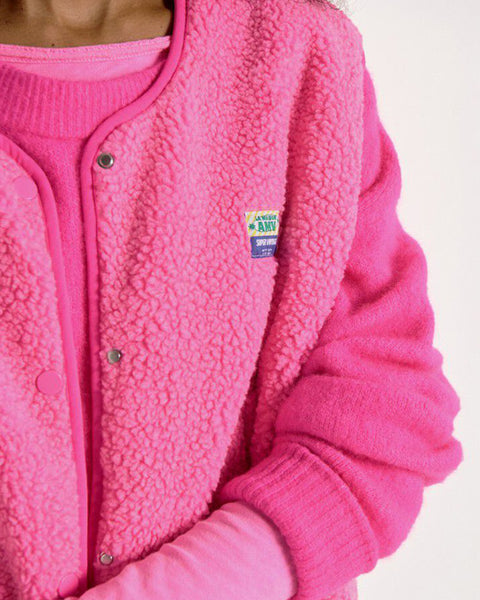 Hoktown Gilet Pink Acid Chine