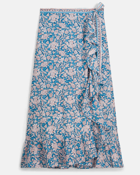 Imelda Skirt Blue Mountain Avens - shopatstocks