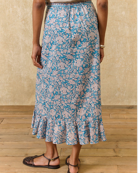 Imelda Skirt Blue Mountain Avens - shopatstocks