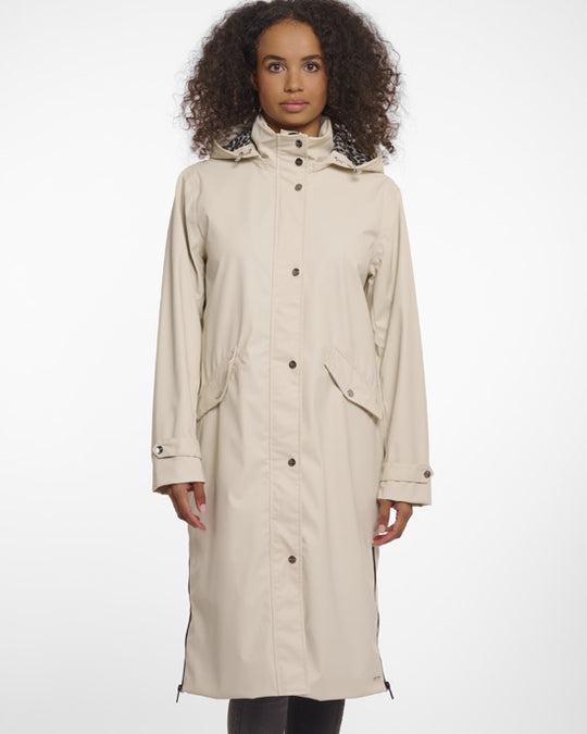 India Long Raincoat Birch