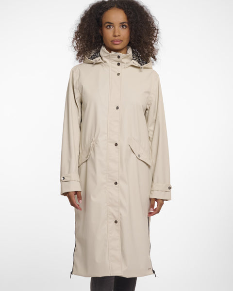 India Long Raincoat Birch