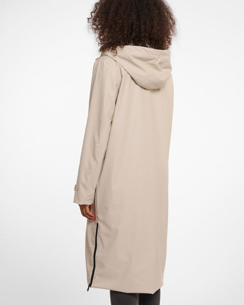 India Long Raincoat Birch