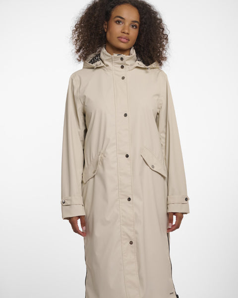 India Long Raincoat Birch