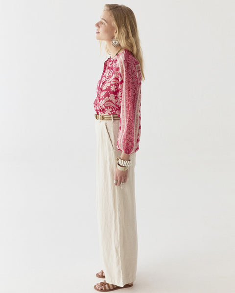 Ines Blouse Bora Bora Tabasco