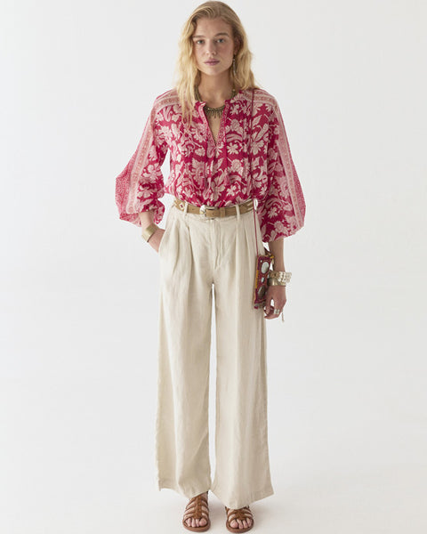 Ines Blouse Bora Bora Tabasco