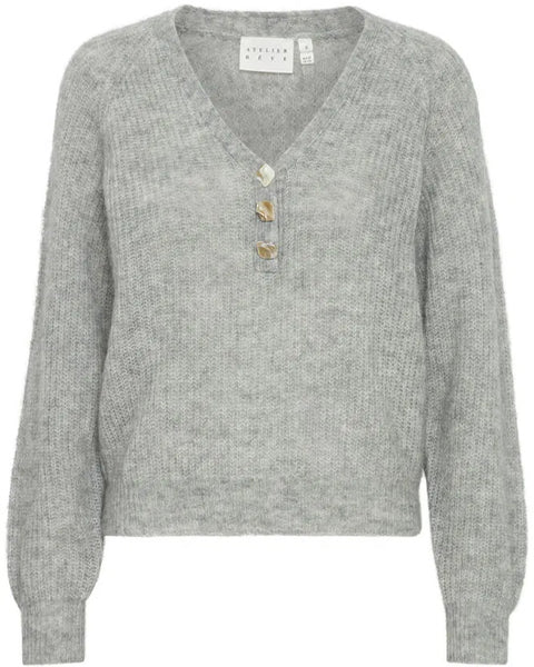 Irmelia Jumper Light Grey