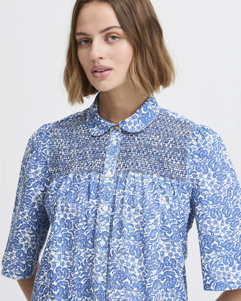 Irnoie Shirt Blue Iolite