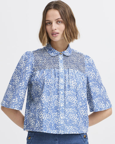 Irnoie Shirt Blue Iolite