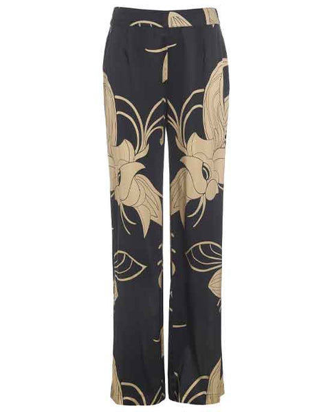 Isibella Silk Trousers Colossal Black