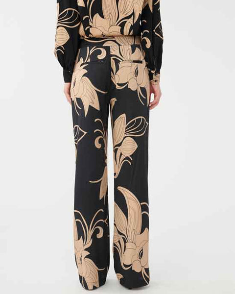 Isibella Silk Trousers Colossal Black