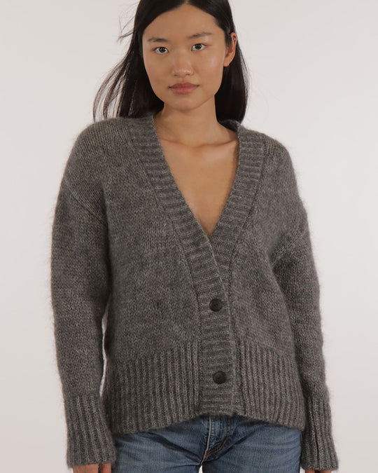 Izel Cardigan Grey Chine