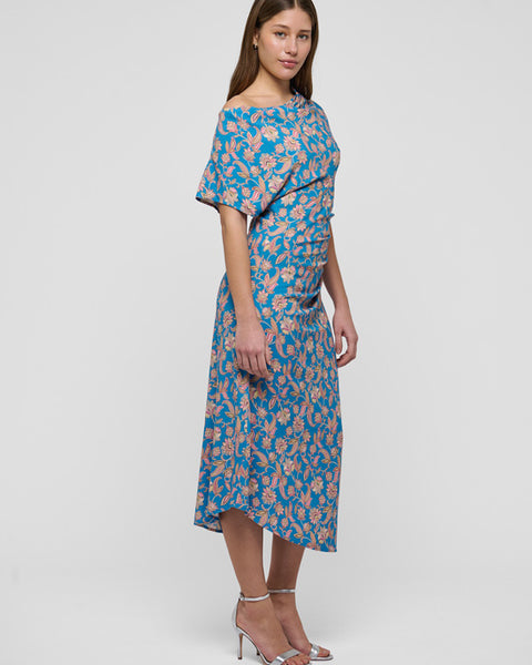 Jacinta Dress Paisley Ocean - shopatstocks