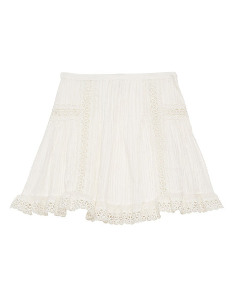 Jacqueline Skirt Ecru - shopatstocks