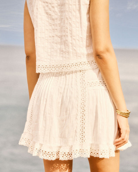 Jacqueline Skirt Ecru - shopatstocks