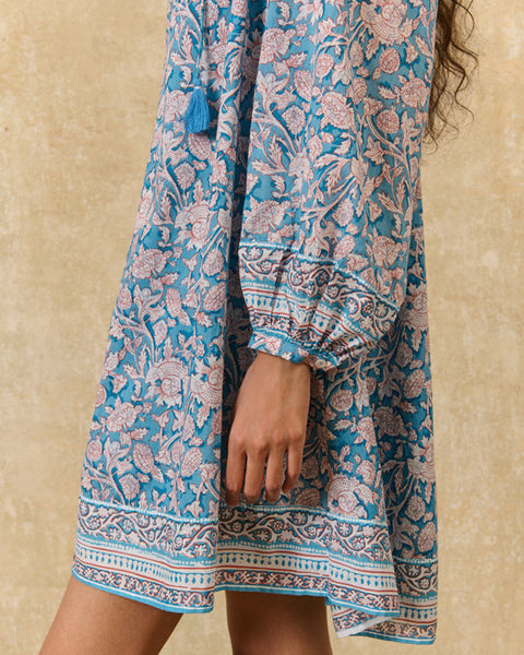Janice Dress Blue Mountains Avens - shopatstocks