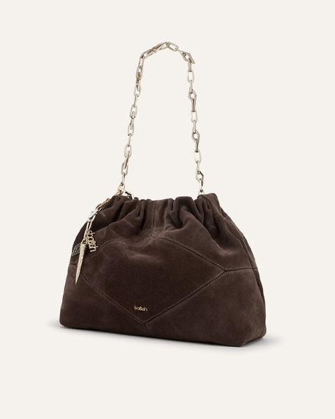 Mini June Suede Bag Chocolate