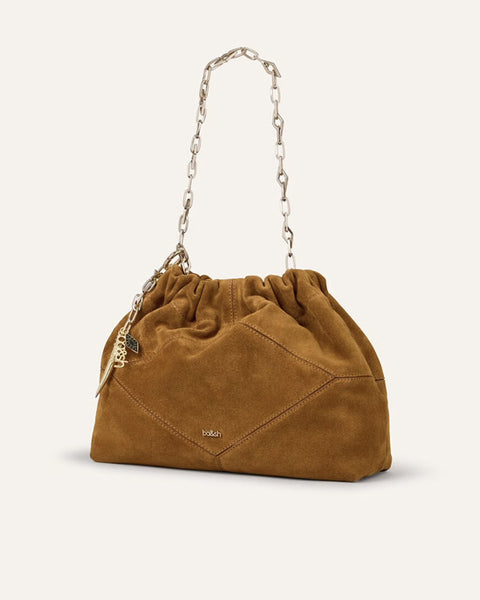 Mini June Suede Bag Cognac