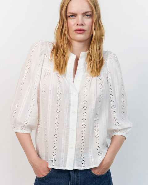 June Shirt White - shopatstocks