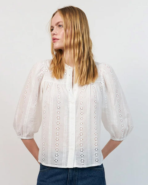 June Shirt White - shopatstocks