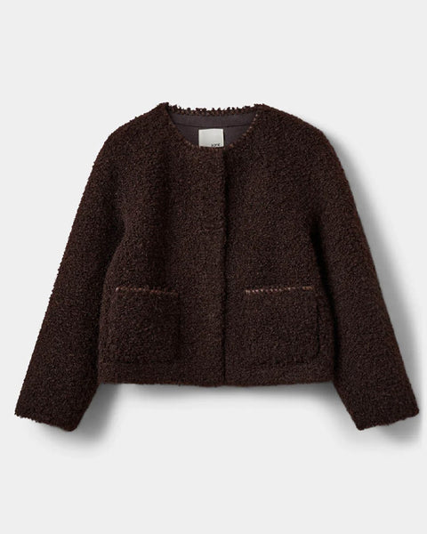 Juno Fur Jacket Intense Brown