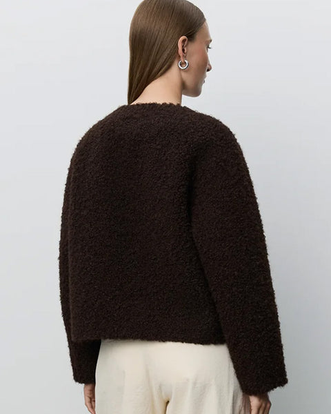 Juno Fur Jacket Intense Brown
